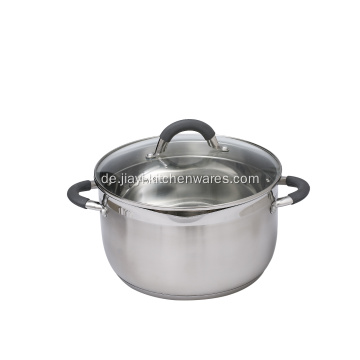 Suppentopf mit Deckel Kochgeschirr Set Edelstahl StockPot